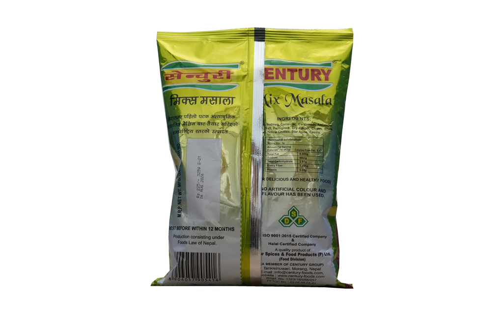 CENTURY MIX MASALA 325GM